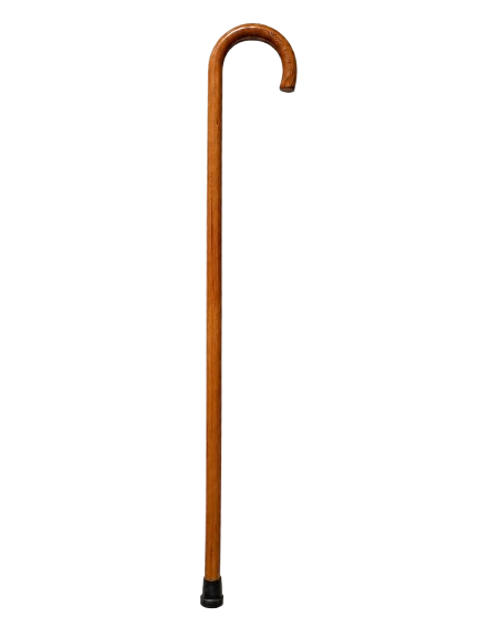 Bastón Caballero Madera Barnizada