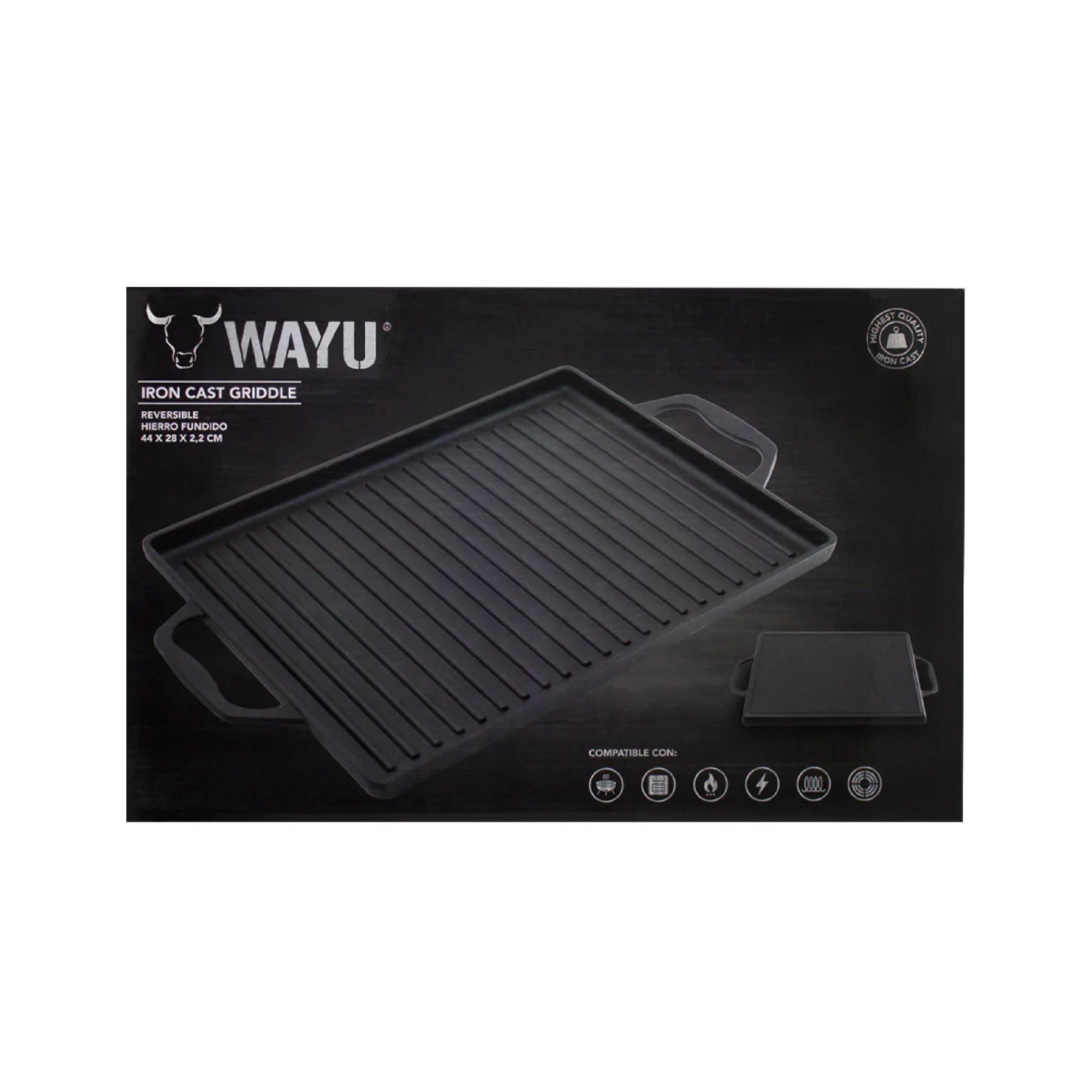 Plancha Asas Iron Cast
