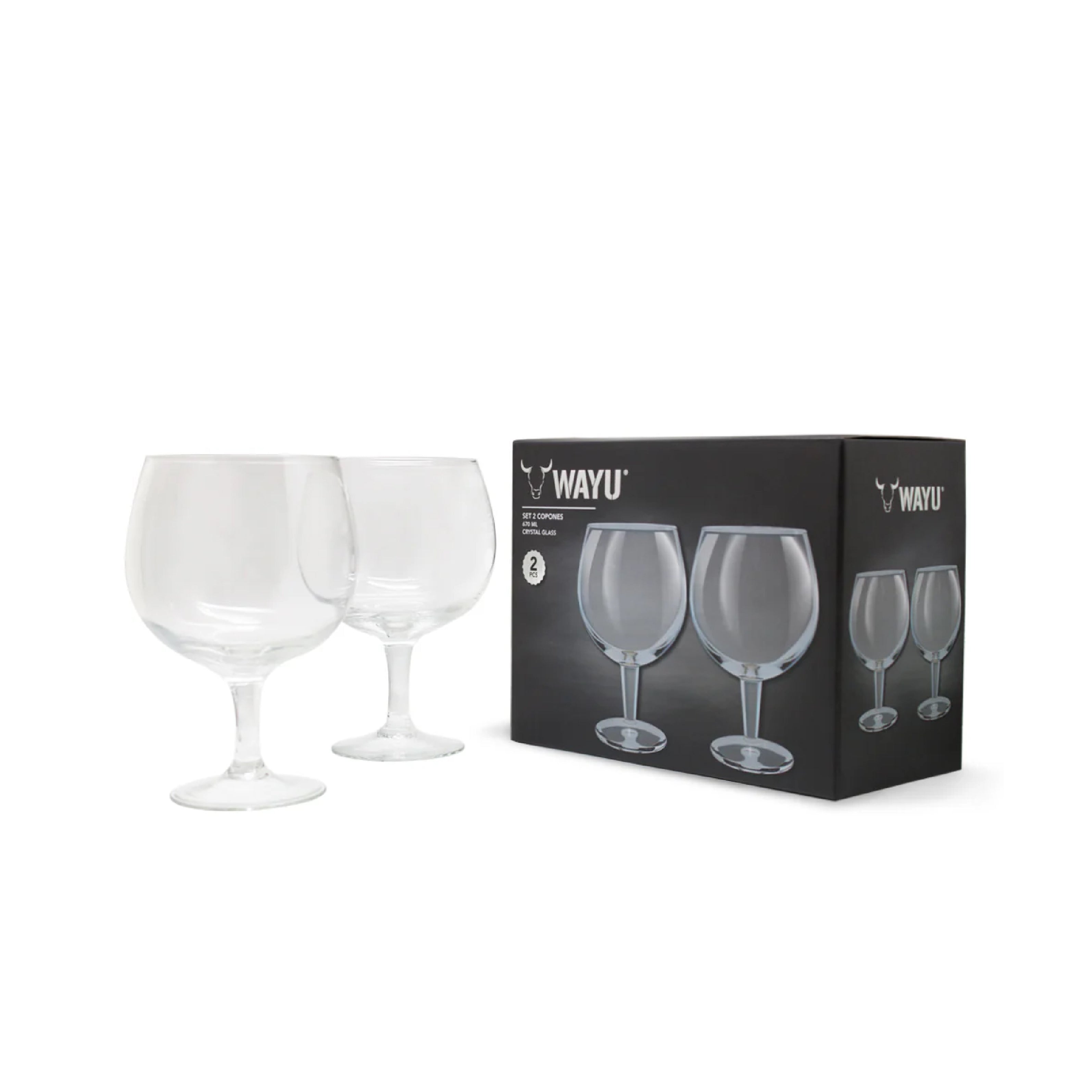 Set 2 copones cerveceros 650 ml