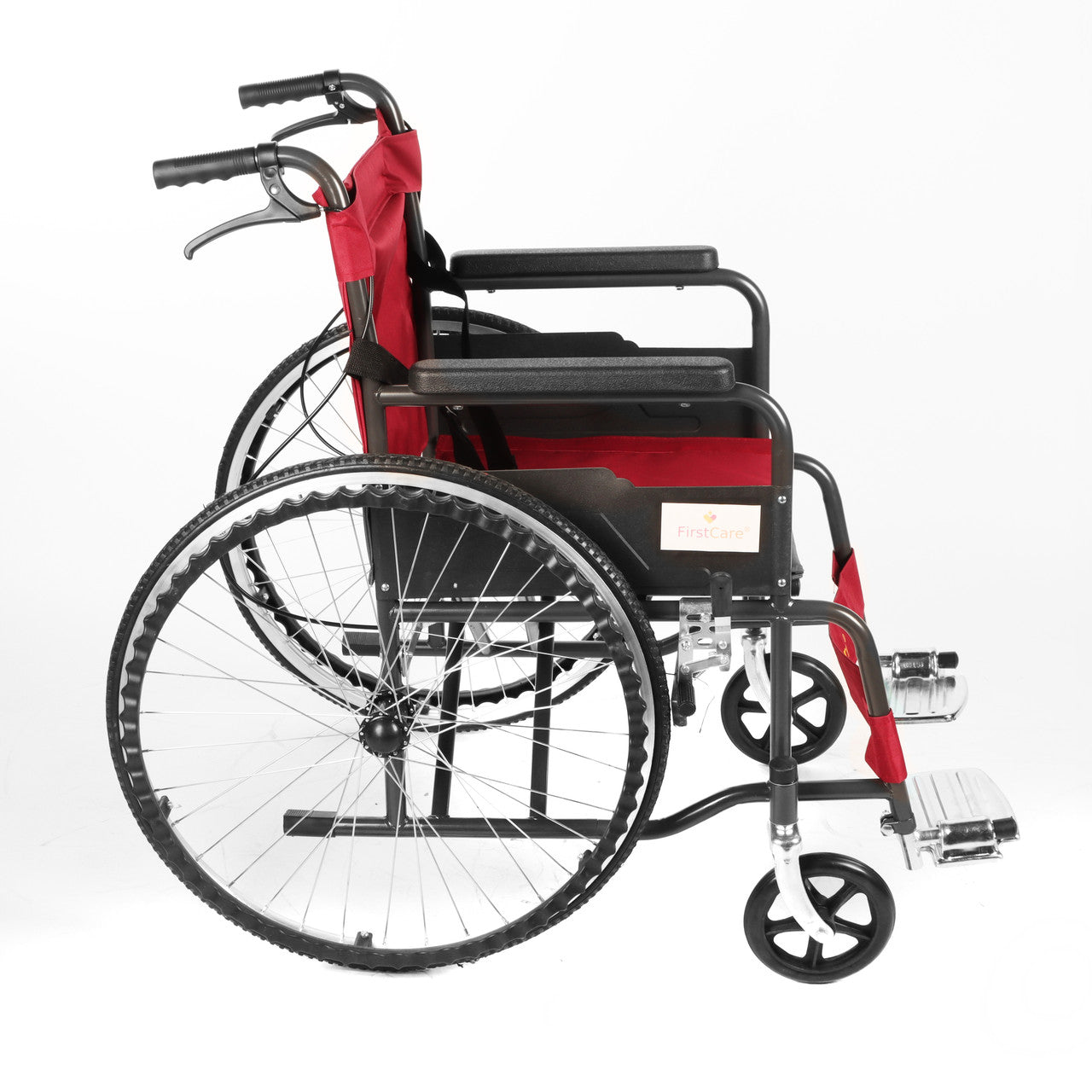 Silla de Ruedas Standard Plegable 2.0 Roja