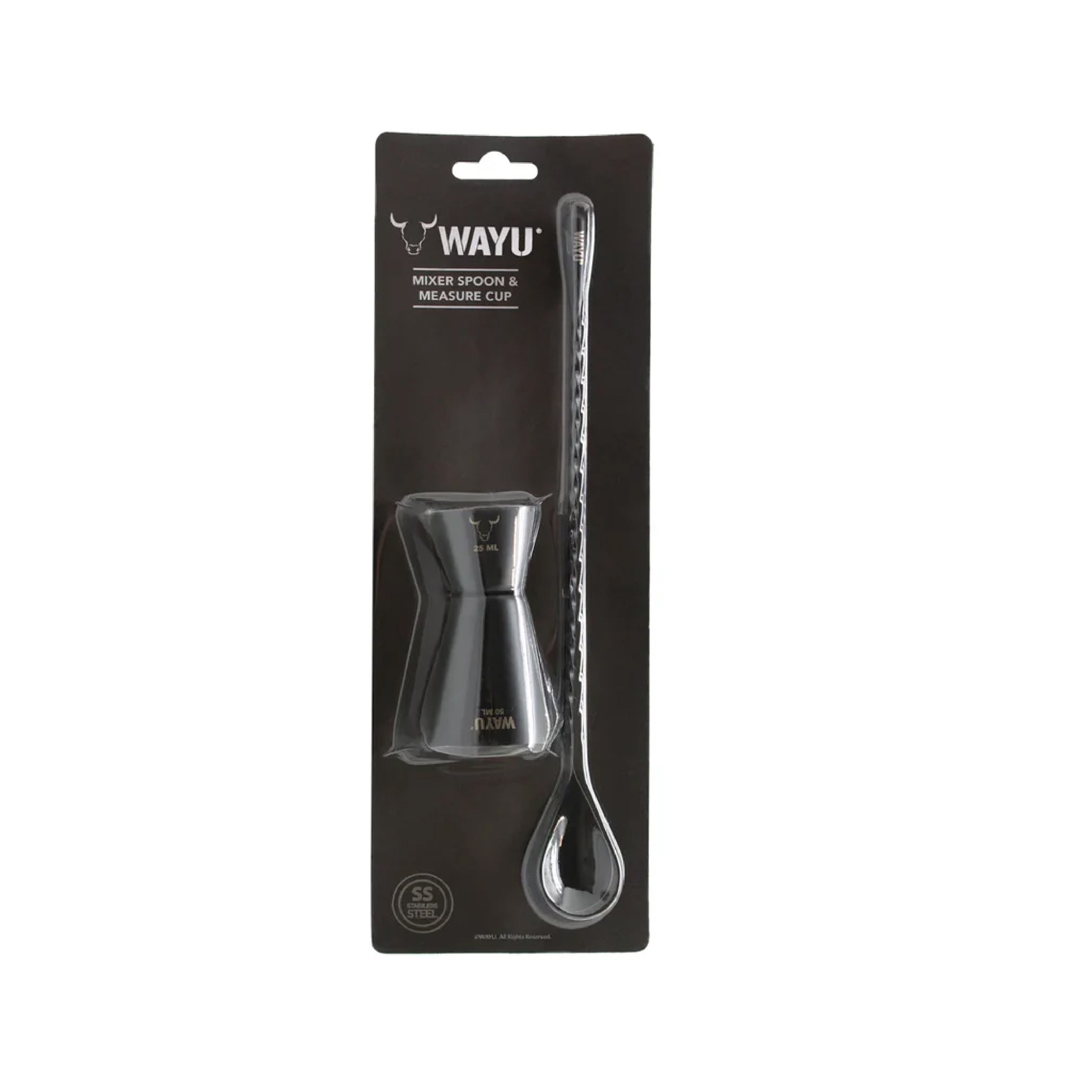 Set de medidor + cuchara cóctel