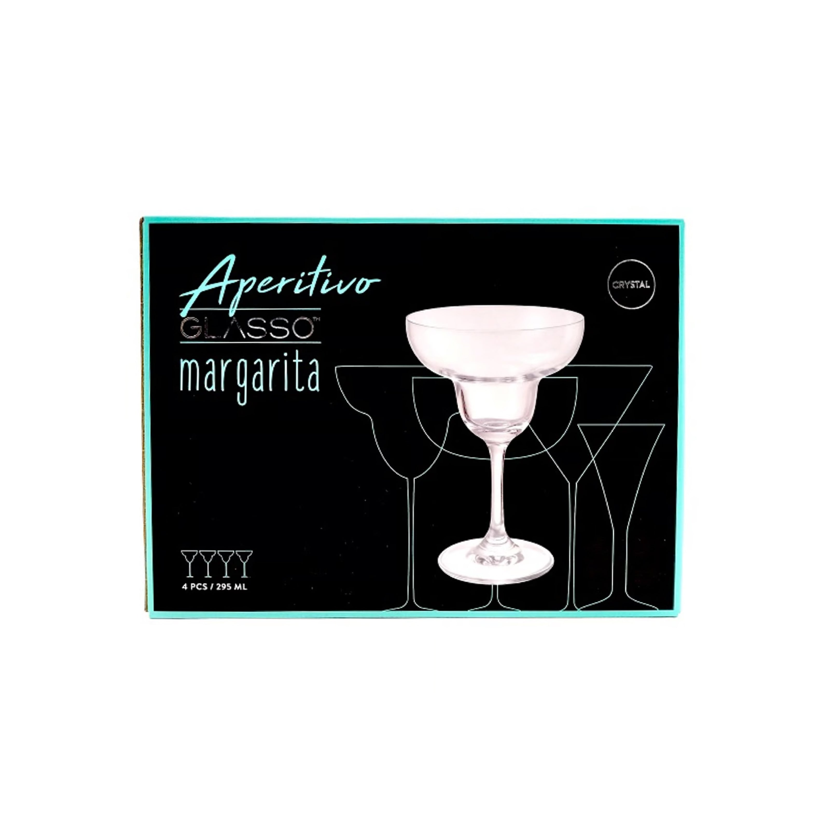 Set 4 copas margarita