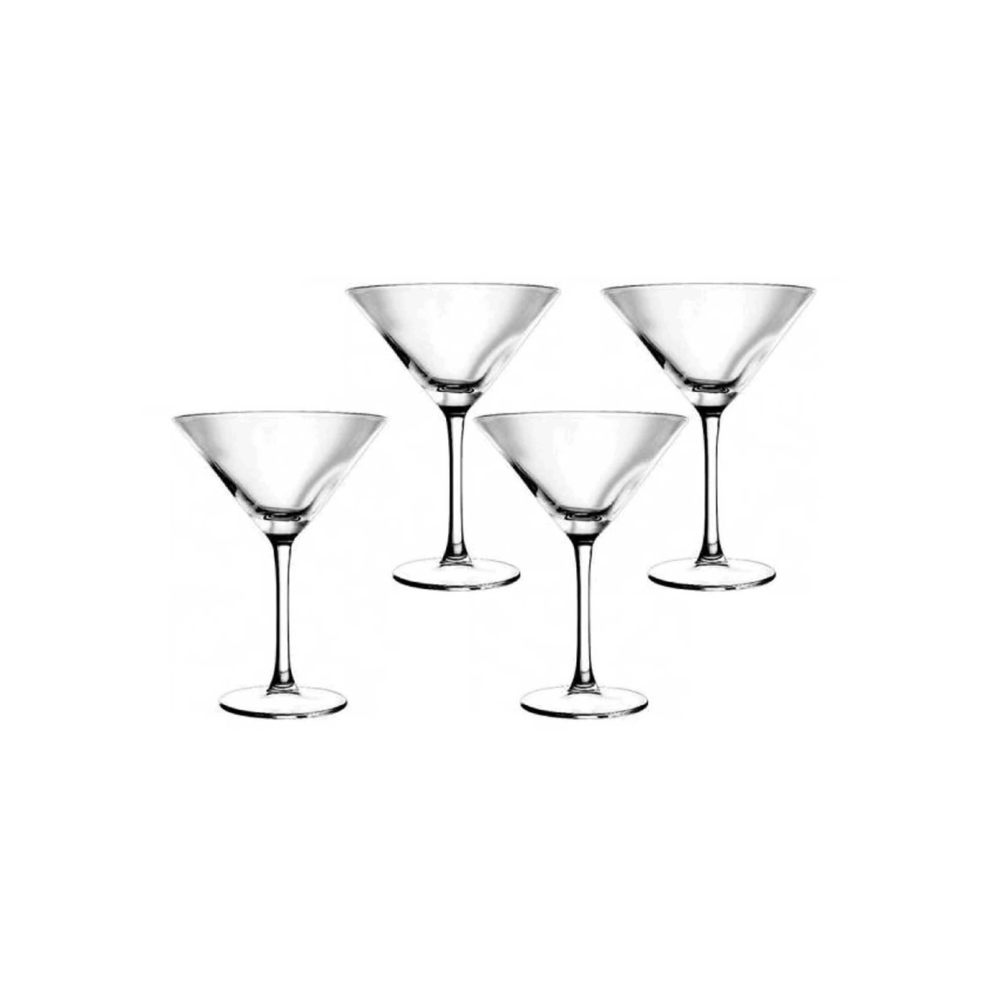 Set 4 copas martini