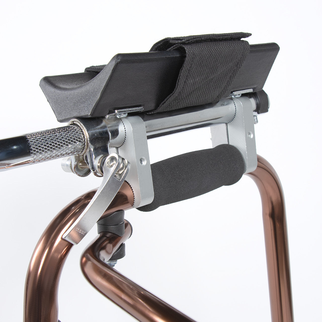 Andador Aluminio Plegable con Apoya Brazos