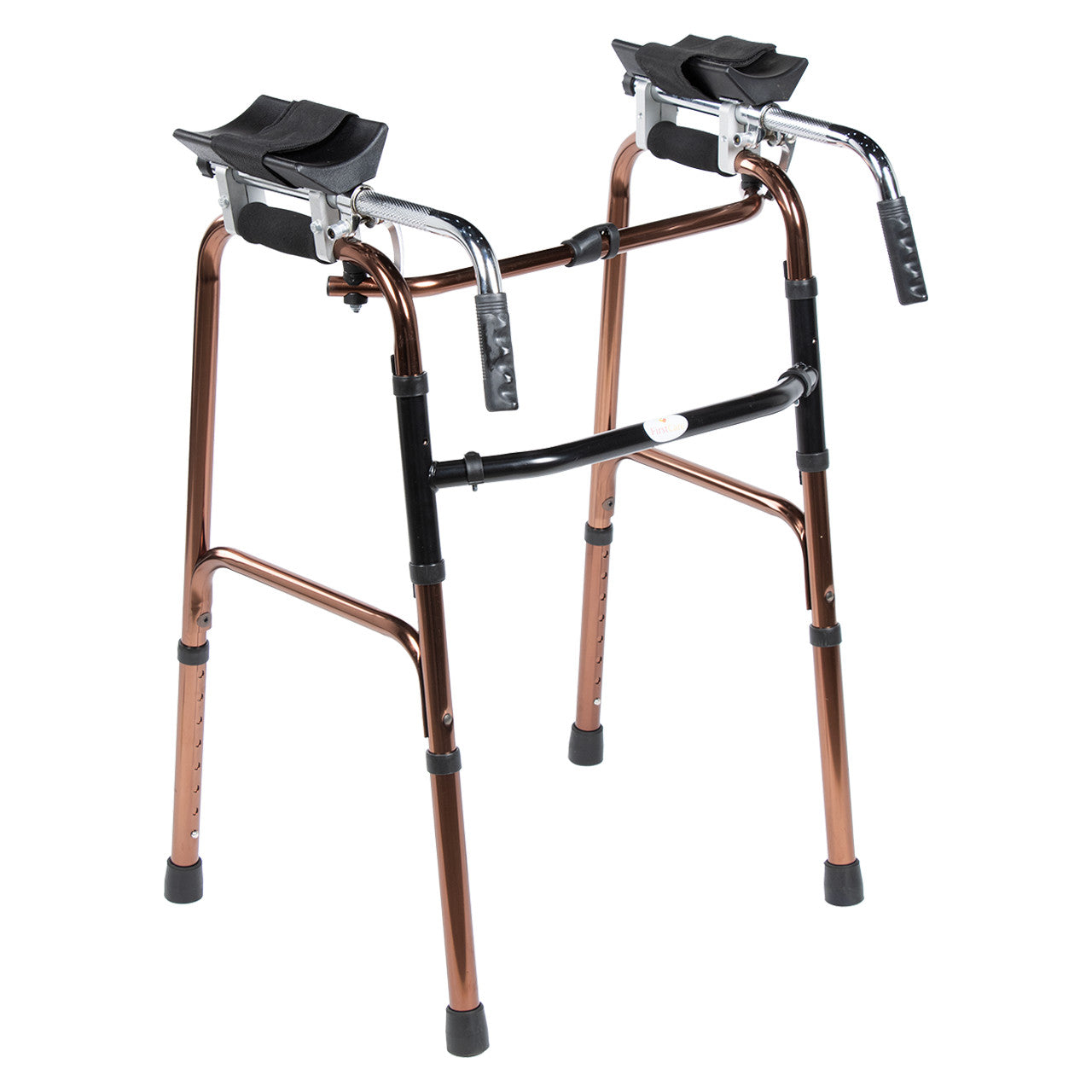 Andador Aluminio Plegable con Apoya Brazos