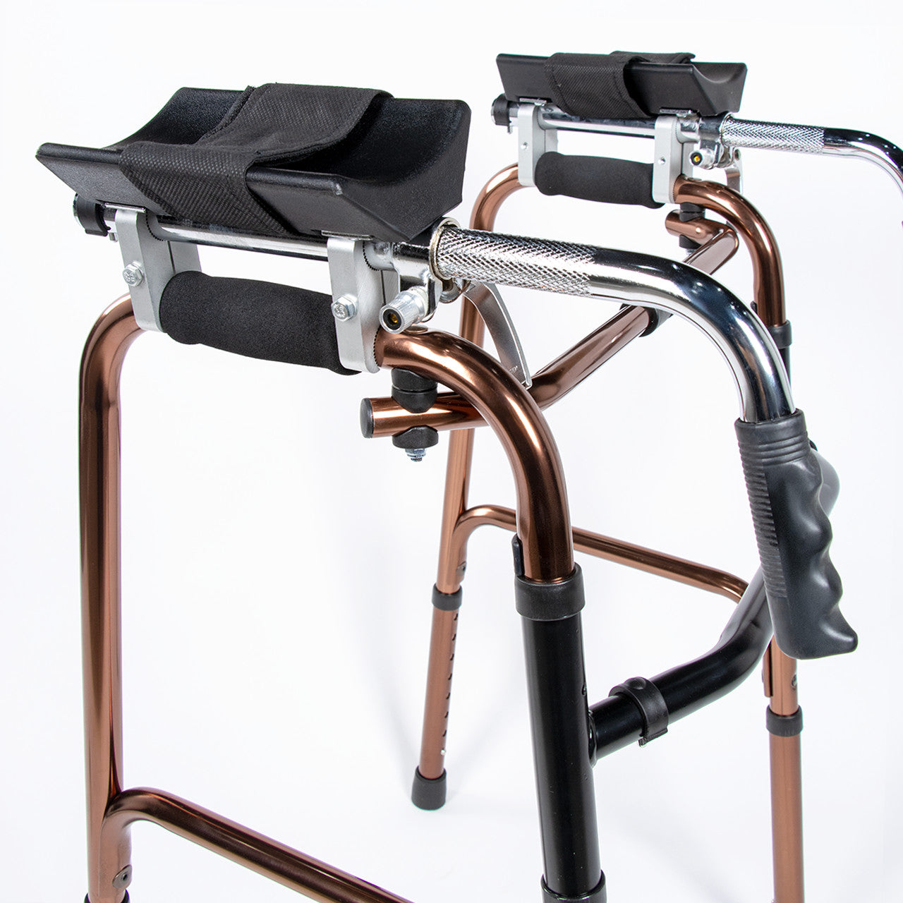 Andador Aluminio Plegable con Apoya Brazos