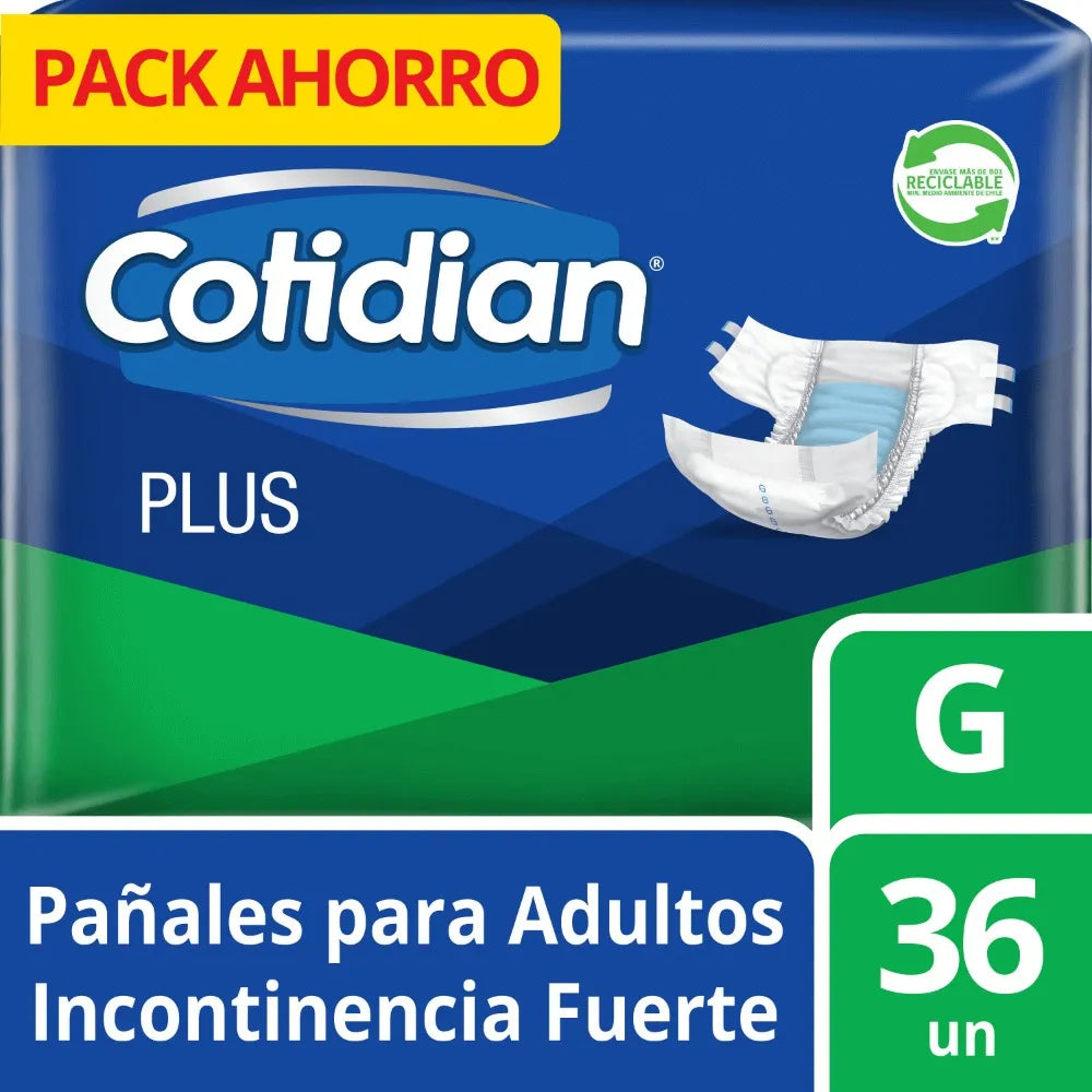 Pañal adulto Plus G x 36 unids