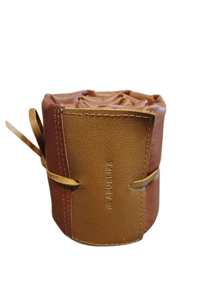 Juego dominó enrollable en cuero