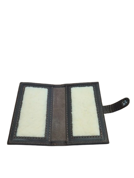 Porta moscas de pescar cuero