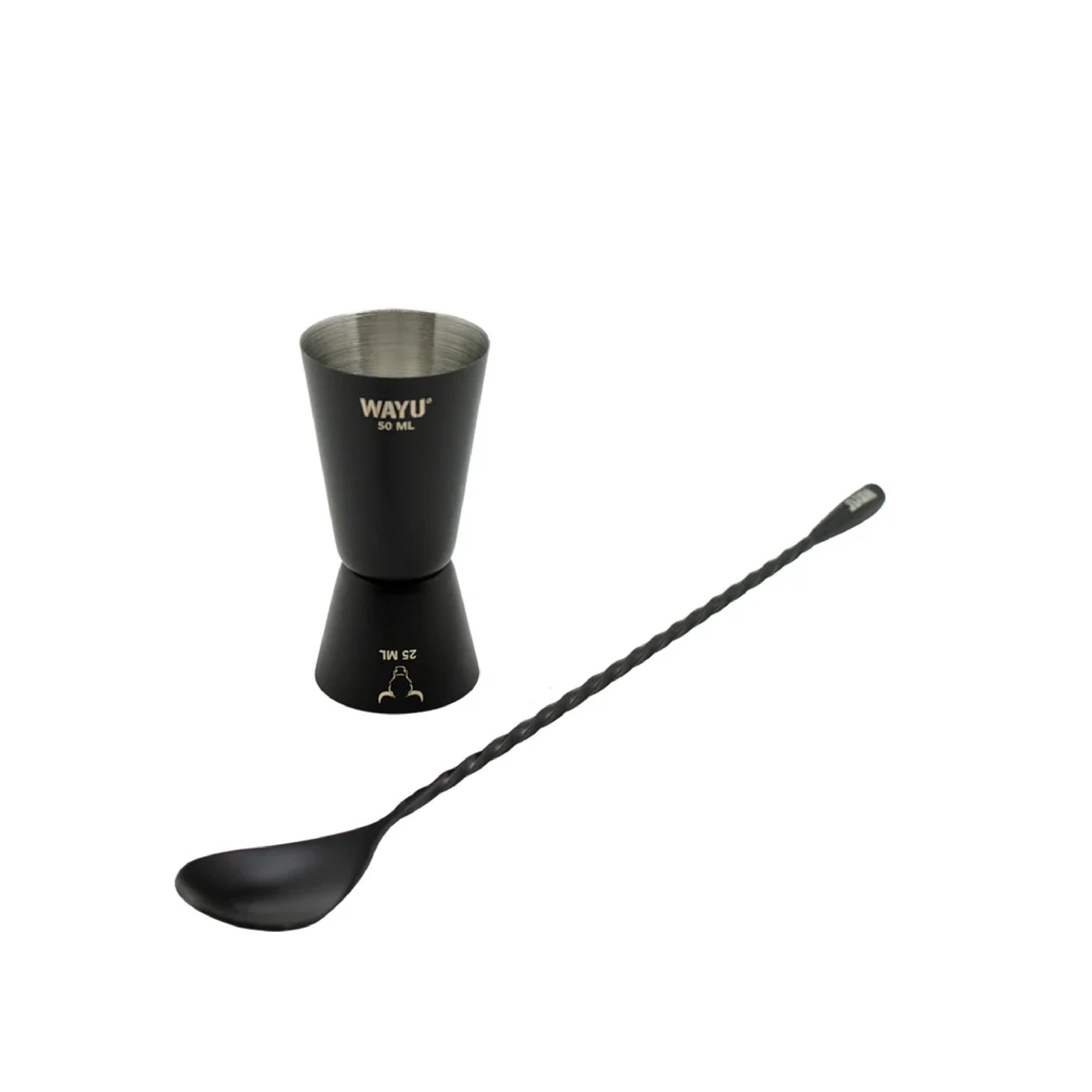 Set de medidor + cuchara cóctel